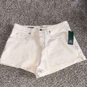 Wild Fable Cream Jean Shorts